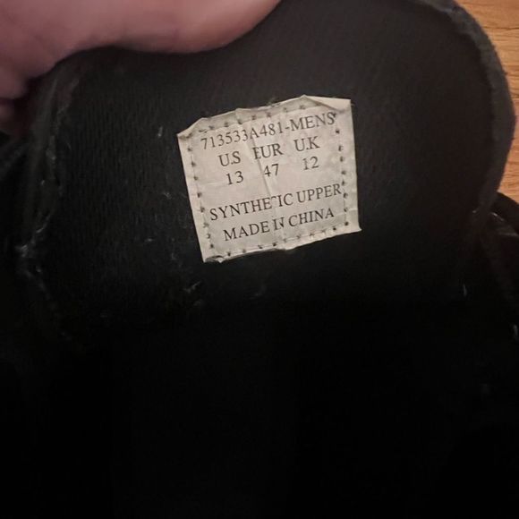 G.H. Bass Fillmore 2.0 UL Suede/Leather Black Mono Chrome Nubuck Work Boot Sz 13 - Picture 13 of 16